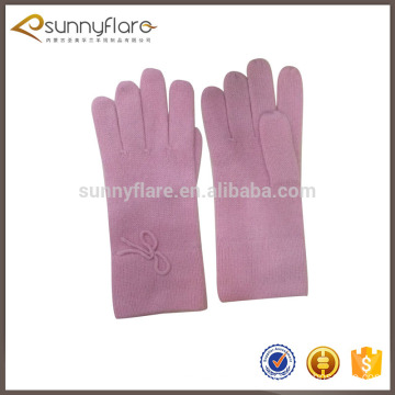 Warm cashmere knitted thicker gloves